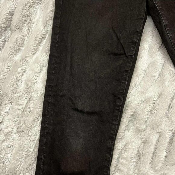 Adriano Goldschmied Jeans Womens 28R Black The Middi Ankle Mid Rise Denim - Picture 4 of 14